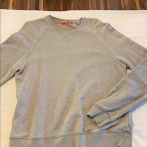 Men’s gray Prada sweatshirt
